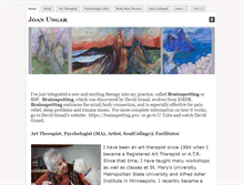 Tablet Screenshot of joanungar.com